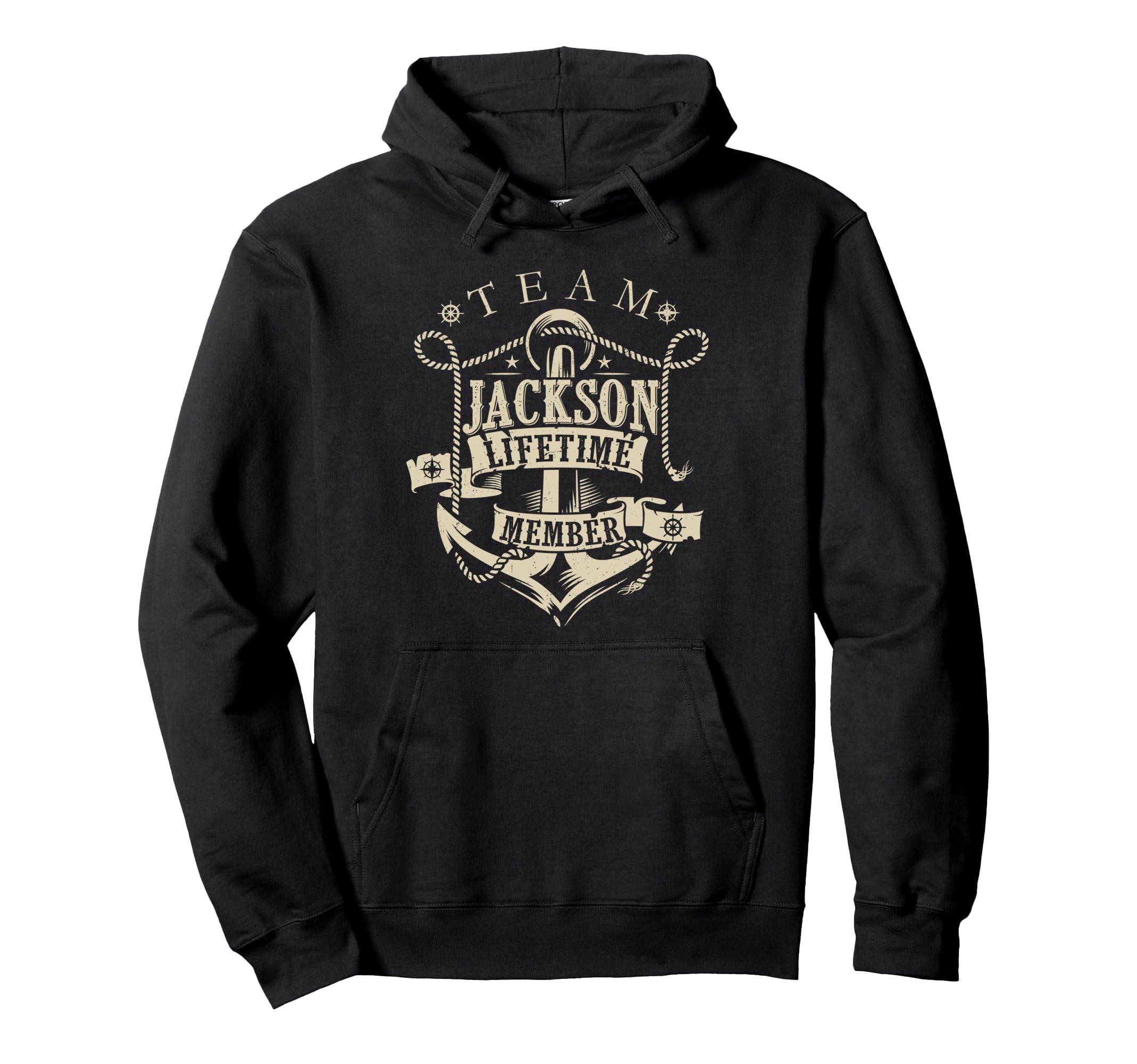 Team Jackson Lifetime Member Hoodie - Fun Novelty Design for Adults - T-Shirt, Sweatshirt, Hoodie