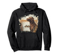 Chocolate Lab Mallard Duck Duck Hoodie - Fun Novelty Design Men Women - T-Shirt, Sweatshirt, Hoodie