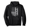 Dad American Flag Dad Gifts Patriotic Hoodie - Custom Art Print for Adults - T-Shirt, Sweatshirt, Hoodie