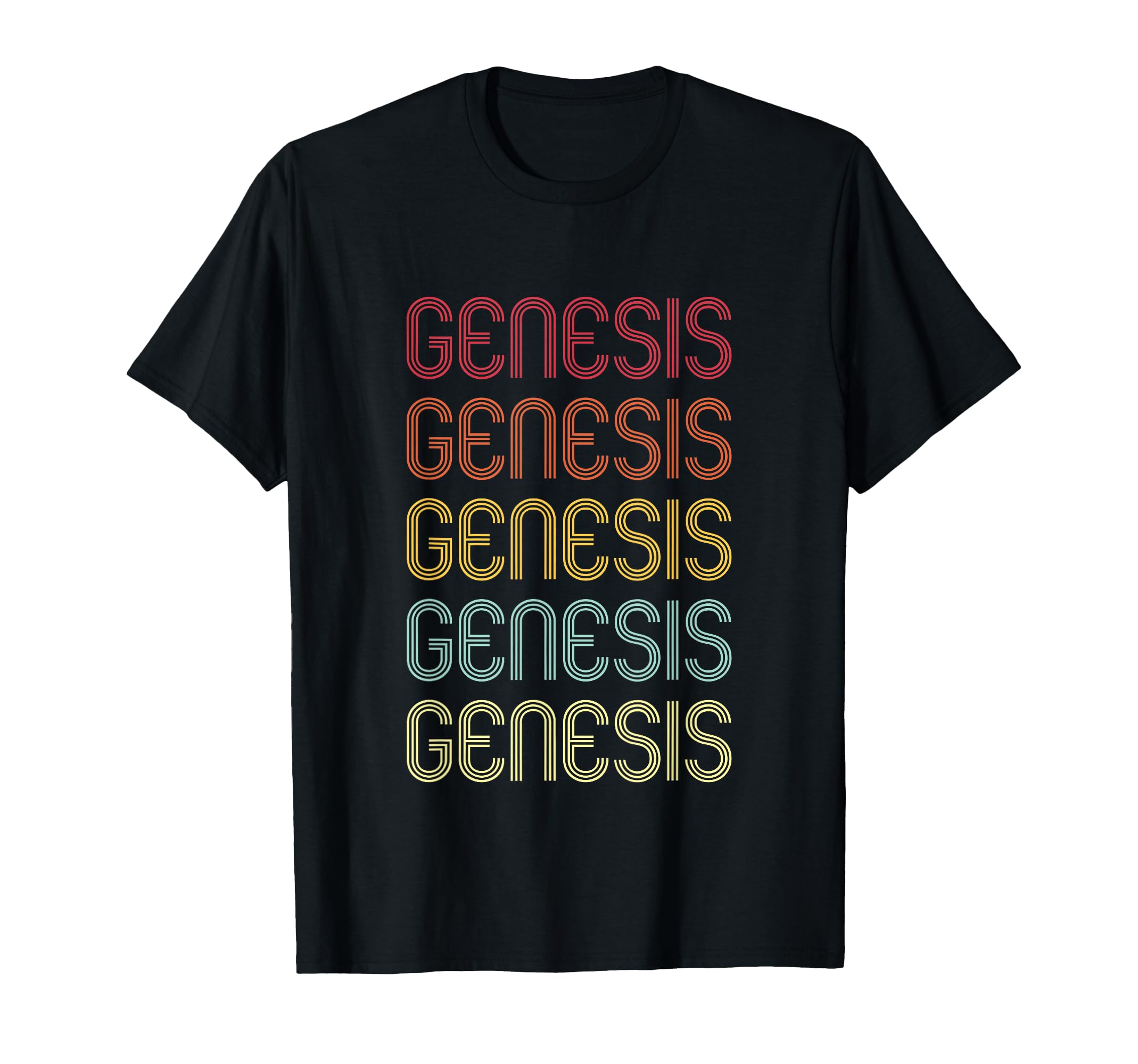 Genesis Wordmark Pattern Personalized T-Shirt - Streetwear Style Men Women - T-Shirt, Sweatshirt, Hoodie