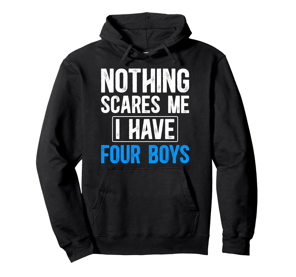 I Have Four Quadruplet Dad Four Father Hoodie - Custom Art Print Men Women - T-Shirt, Sweatshirt, Hoodie