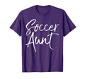 Soccer Aunt Proud Fun Soccer Auntie T-Shirt - Graphic Print Unisex - T-Shirt, Sweatshirt, Hoodie