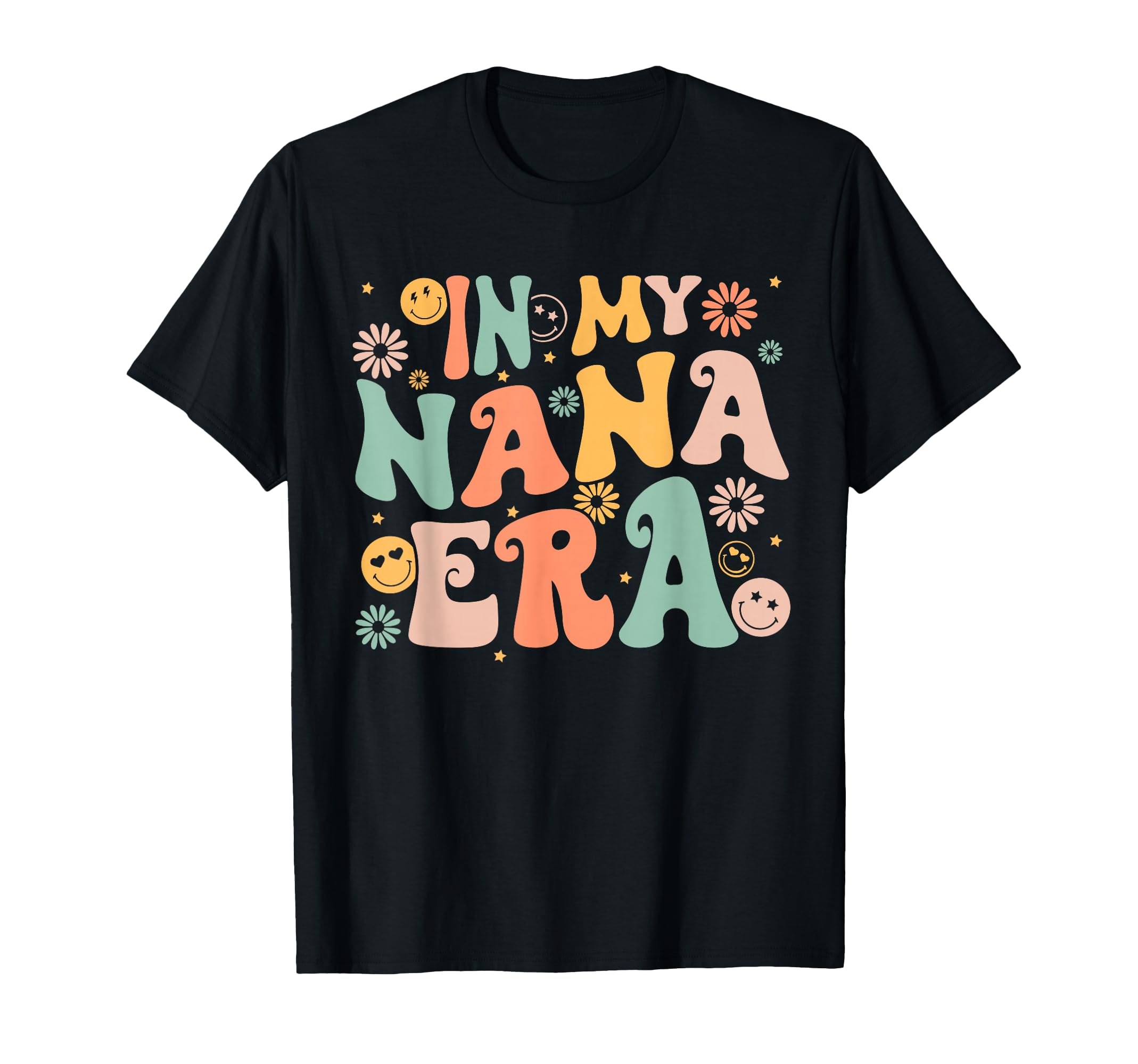 My Nana Era Groovy Grandma Mothers Day T-Shirt - Unique Graphic Unisex - T-Shirt, Sweatshirt, Hoodie