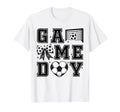 Soccer Coquette Bow Gameday Cheer Mom T-Shirt - Novelty Apparel for Adults - T-Shirt, Sweatshirt, Hoodie