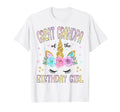 Great Grandpa Birthday Unicorn Floral T-Shirt - Unique Graphic Men Women - T-Shirt, Sweatshirt, Hoodie