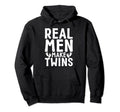 Real Make Twins Dad Hoodie - Minimalist Print Unisex - T-Shirt, Sweatshirt, Hoodie