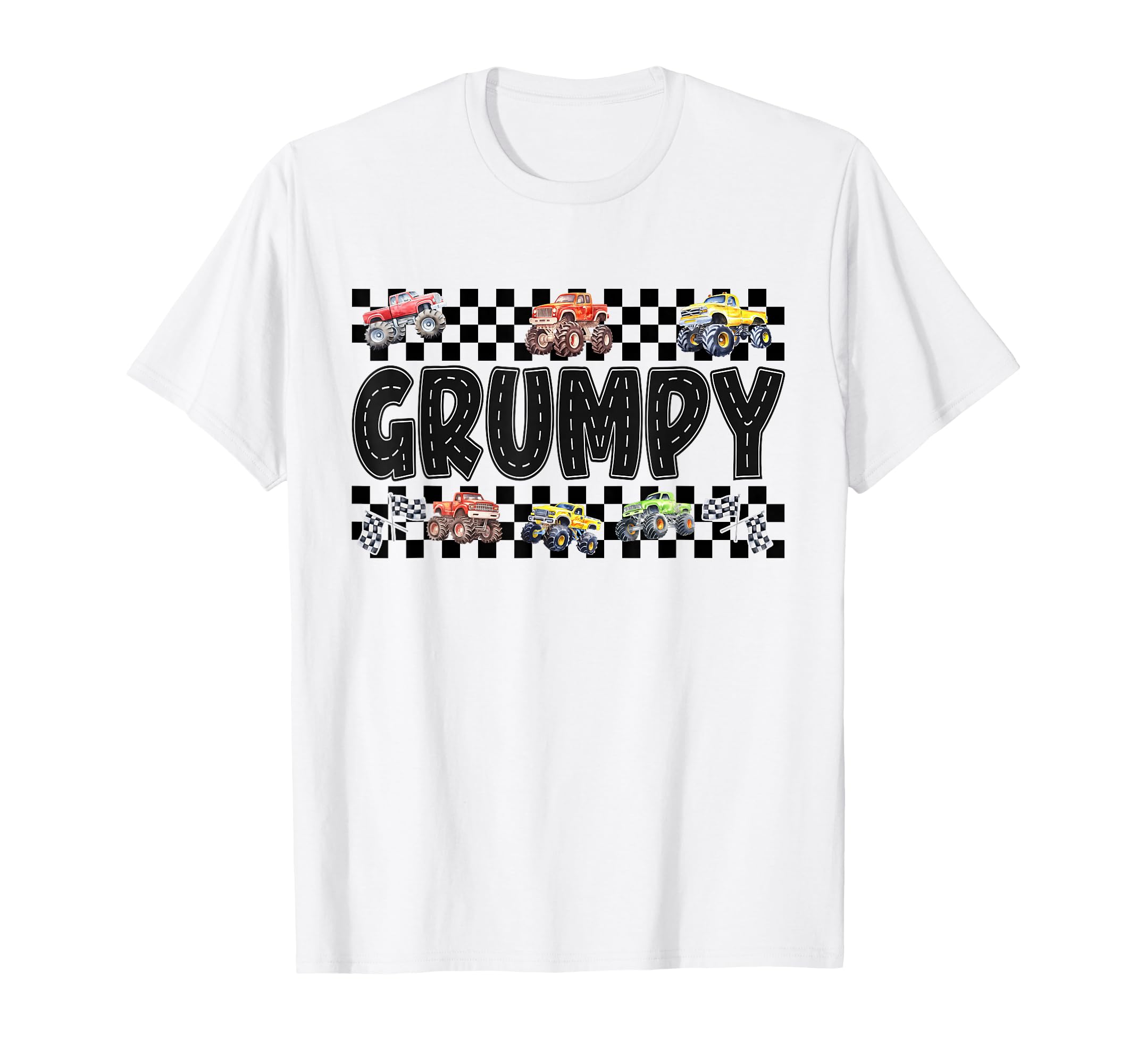 Grumpy Monster Truck Family Crew T-Shirt - Aesthetic Graphic for Adults - T-Shirt, Sweatshirt, Hoodie