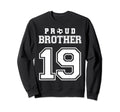 Number 19 Custom Proud Soccer Sweatshirt - Trendy Graphic for Adults - T-Shirt, Sweatshirt, Hoodie