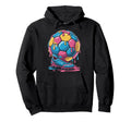 Soccer Ball Drip Ice Cream Drip Game Hoodie - Trendy Graphic Men Women - T-Shirt, Sweatshirt, Hoodie