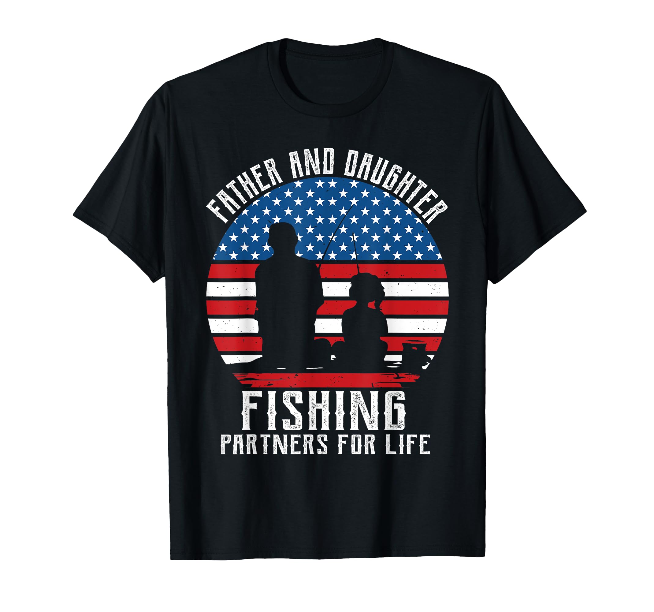 Fathers Day Fishing Dad From Daughter T-Shirt - Unique Graphic Unisex - T-Shirt, Sweatshirt, Hoodie