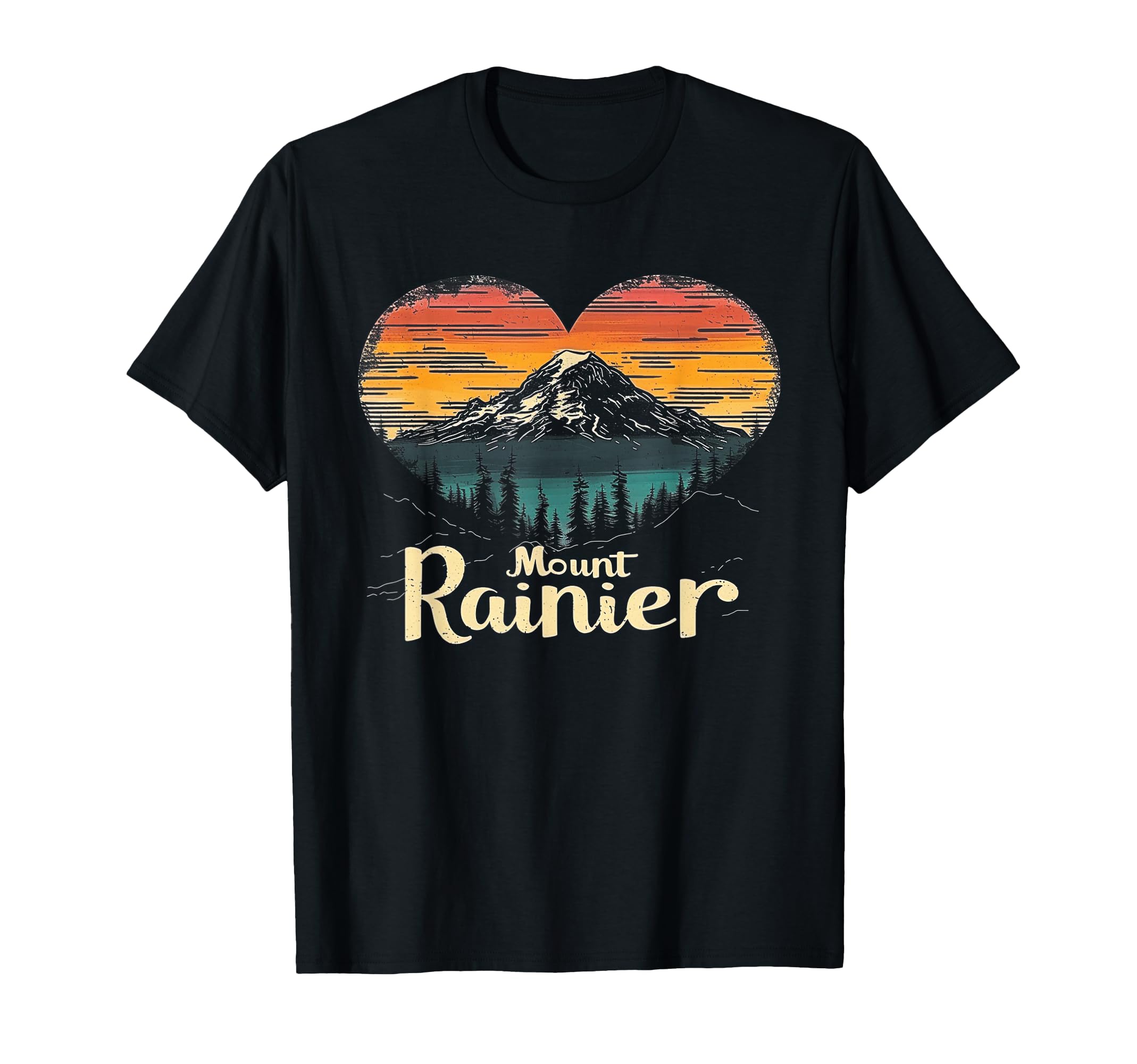 Mt Mount Rainier National Park T-Shirt - Casual Everyday Wear for Adults - T-Shirt, Sweatshirt, Hoodie