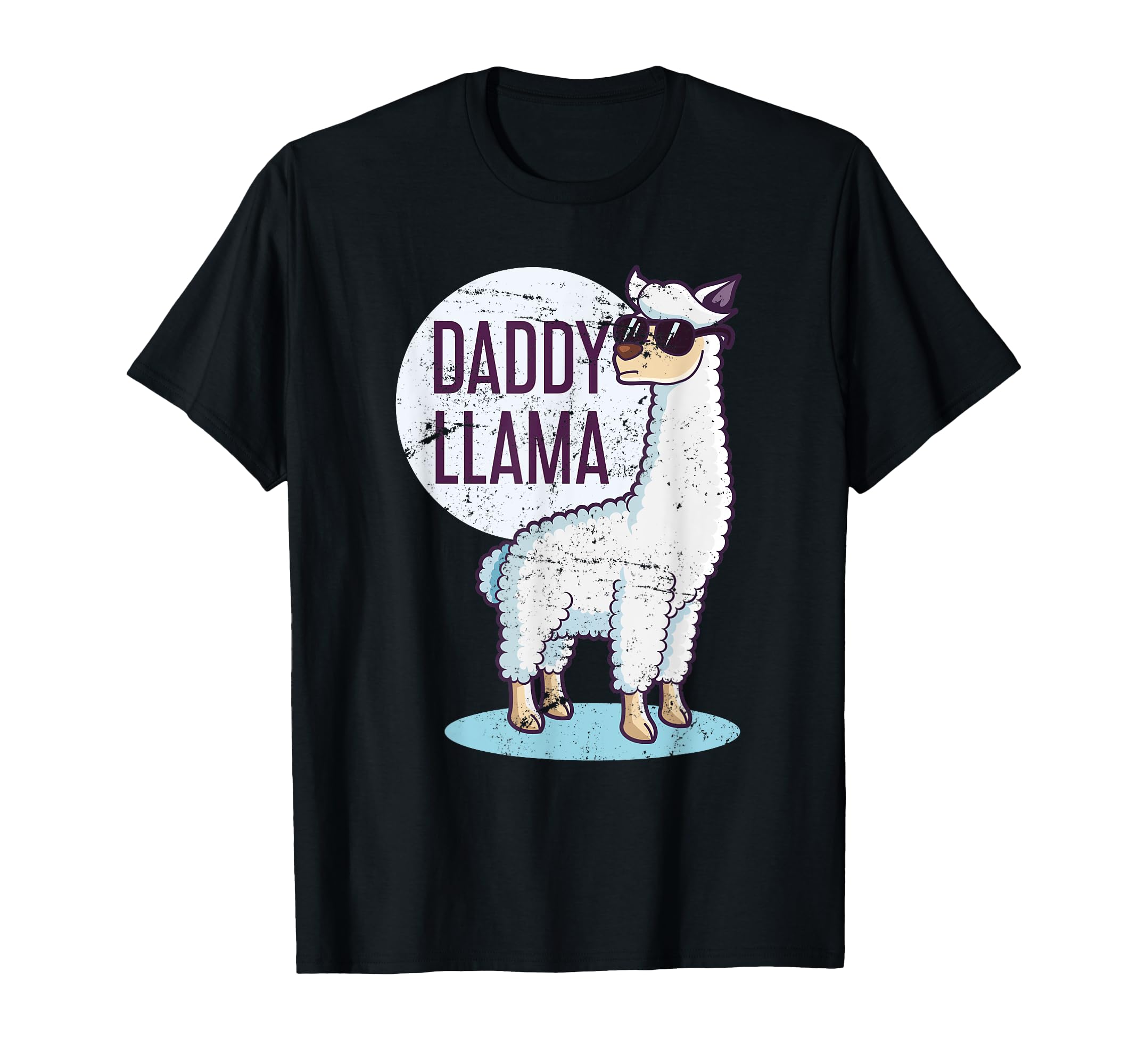 Daddy Llama Funny Dad Gift Fathers Day T-Shirt - Streetwear Style Unisex - T-Shirt, Sweatshirt, Hoodie