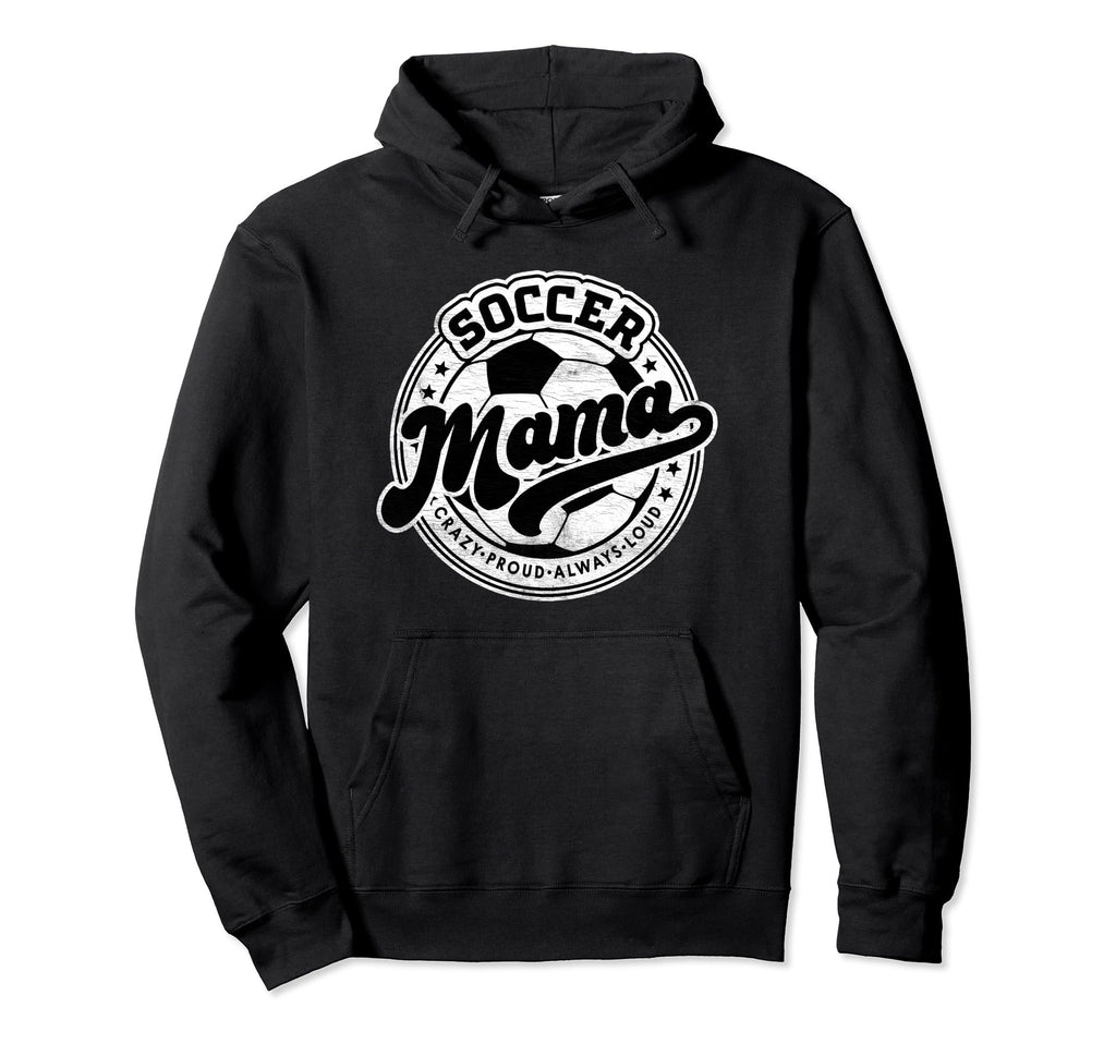Soccer Mama Mom Family Matching Game Day Hoodie - Graphic Print for Adults - T-Shirt, Sweatshirt, Hoodie