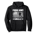 Proud Army Uncle Usa Flag Military Pride Hoodie - Graphic Print Unisex - T-Shirt, Sweatshirt, Hoodie