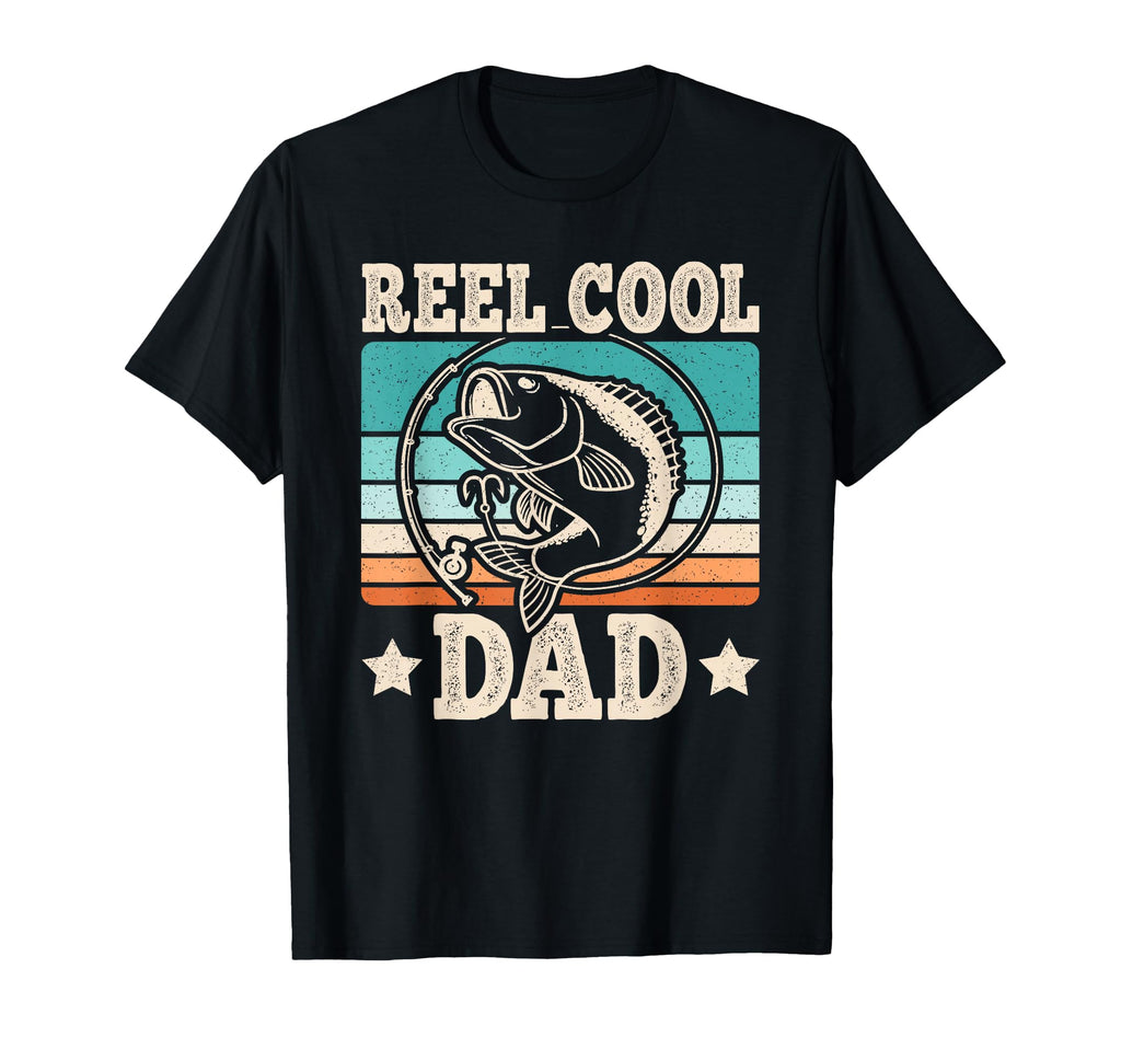 Reel Dad Fishing Papa Daddy Fathers Day T-Shirt - Fun Novelty Design Unisex - T-Shirt, Sweatshirt, Hoodie
