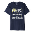 I Keep My Dad Jokes Dad Base Funny T-Shirt - Novelty Apparel Men Women - T-Shirt, Sweatshirt, Hoodie