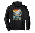 Unclesaurus T Rex Dinosaur Uncle Hoodie - Streetwear Style for Adults - T-Shirt, Sweatshirt, Hoodie