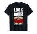Funny Drummer Broken Drum Bad Dad Joke T-Shirt - Minimalist Print Unisex - T-Shirt, Sweatshirt, Hoodie