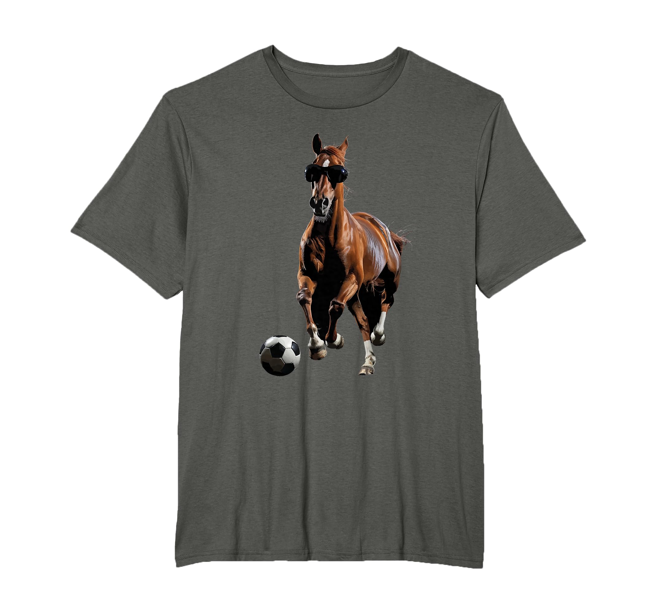 Horse Soccer Football T-Shirt - Streetwear Style Men Women - T-Shirt, Sweatshirt, Hoodie