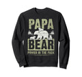 Papa Bear 3 Cubs 3 Children Dad Grandpa Sweatshirt - Trendy Graphic Unisex - T-Shirt, Sweatshirt, Hoodie