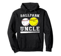 Ballpark Uncle Softball Baseball Uncle Hoodie - Custom Art Print Men Women - T-Shirt, Sweatshirt, Hoodie