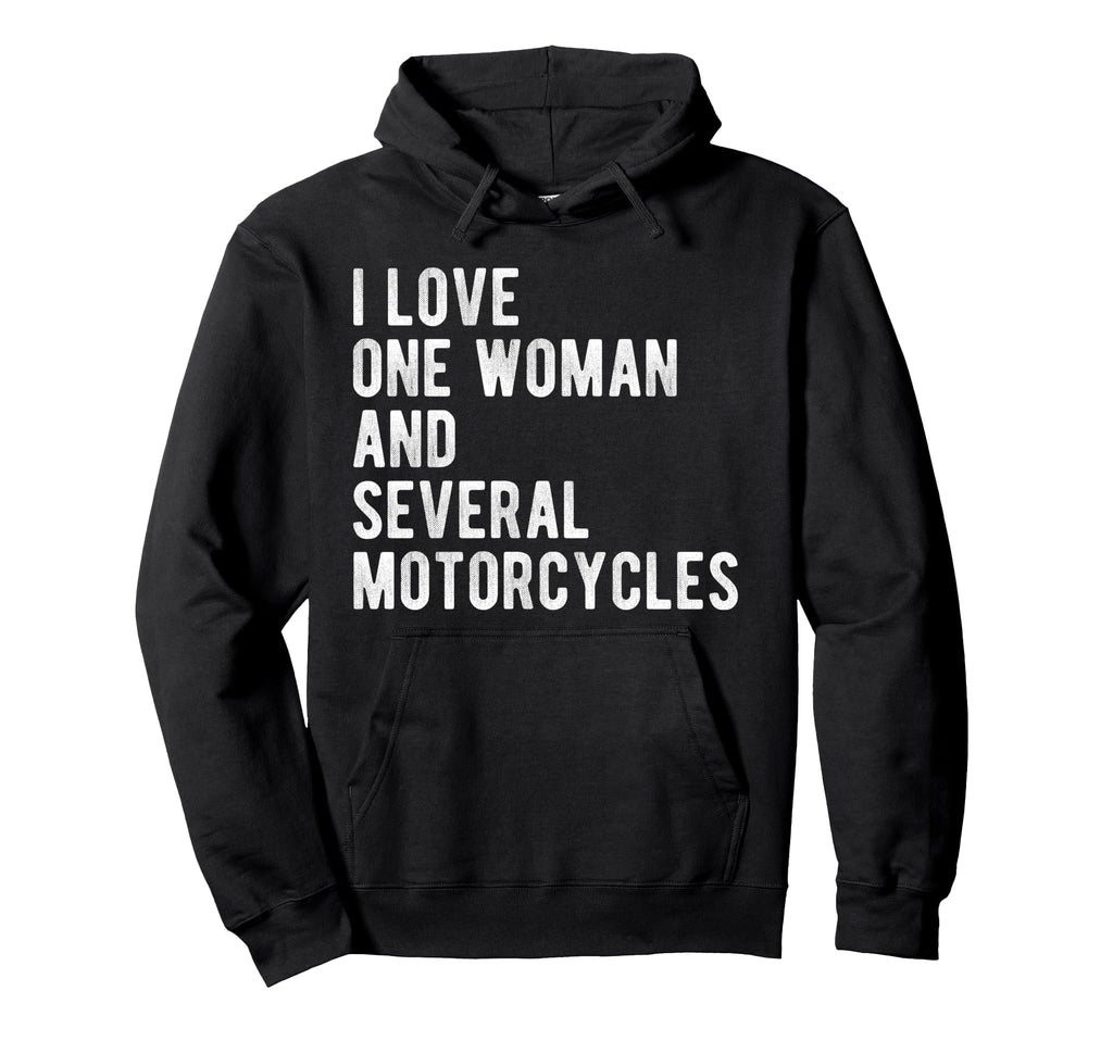 Funny Motorcycle Lover Husband Hoodie - Casual Everyday Wear for Adults - T-Shirt, Sweatshirt, Hoodie