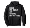 Funny Motorcycle Lover Husband Hoodie - Casual Everyday Wear for Adults - T-Shirt, Sweatshirt, Hoodie