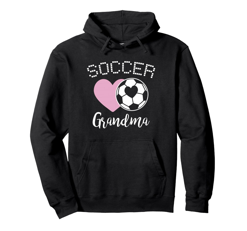 Soccer Grandma Love Heart Nana Granny Hoodie - Casual Everyday Wear Unisex - T-Shirt, Sweatshirt, Hoodie