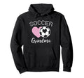 Soccer Grandma Love Heart Nana Granny Hoodie - Casual Everyday Wear Unisex - T-Shirt, Sweatshirt, Hoodie