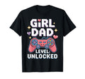 Dad Level Unlocked Funny Gamer Dad T-Shirt - Minimalist Print for Adults - T-Shirt, Sweatshirt, Hoodie