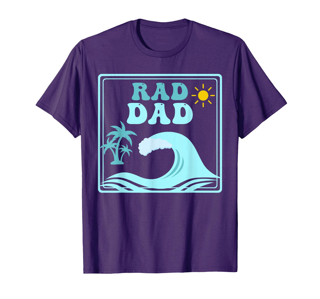 Rad Dad Big One 1St Birthday Surf T-Shirt - Aesthetic Graphic for Adults - T-Shirt, Sweatshirt, Hoodie