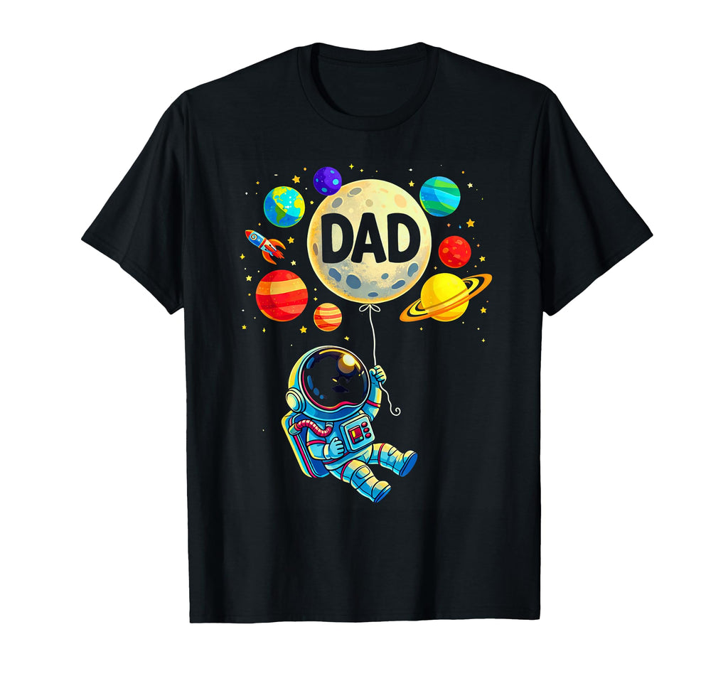 Dad Birthday Space Astronaut 1St T-Shirt - Casual Everyday Wear Men Women - T-Shirt, Sweatshirt, Hoodie