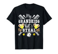 My Grandkids Hit Steal Baseball T-Shirt - Fun Novelty Design Unisex - T-Shirt, Sweatshirt, Hoodie