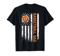 Basketball Dad Us Flag Dad Basketball T-Shirt - Aesthetic Graphic Unisex - T-Shirt, Sweatshirt, Hoodie