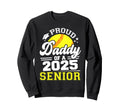Proud Daddy 2025 Senior Softball Sweatshirt - Custom Art Print Men Women - T-Shirt, Sweatshirt, Hoodie