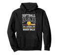 Softball Dad Funny Tees Like Baseball Hoodie - Streetwear Style for Adults - T-Shirt, Sweatshirt, Hoodie