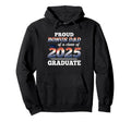 Proud Bonus Dad Class 2025 Graduate Hoodie - Novelty Apparel for Adults - T-Shirt, Sweatshirt, Hoodie