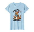 Pouch Police Dad Badge Kangaroo T-Shirt - Casual Everyday Wear Men Women - T-Shirt, Sweatshirt, Hoodie