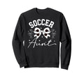 Soccer Aunt Coquette Soccer Player Aunt Sweatshirt - Trendy Graphic Unisex - T-Shirt, Sweatshirt, Hoodie
