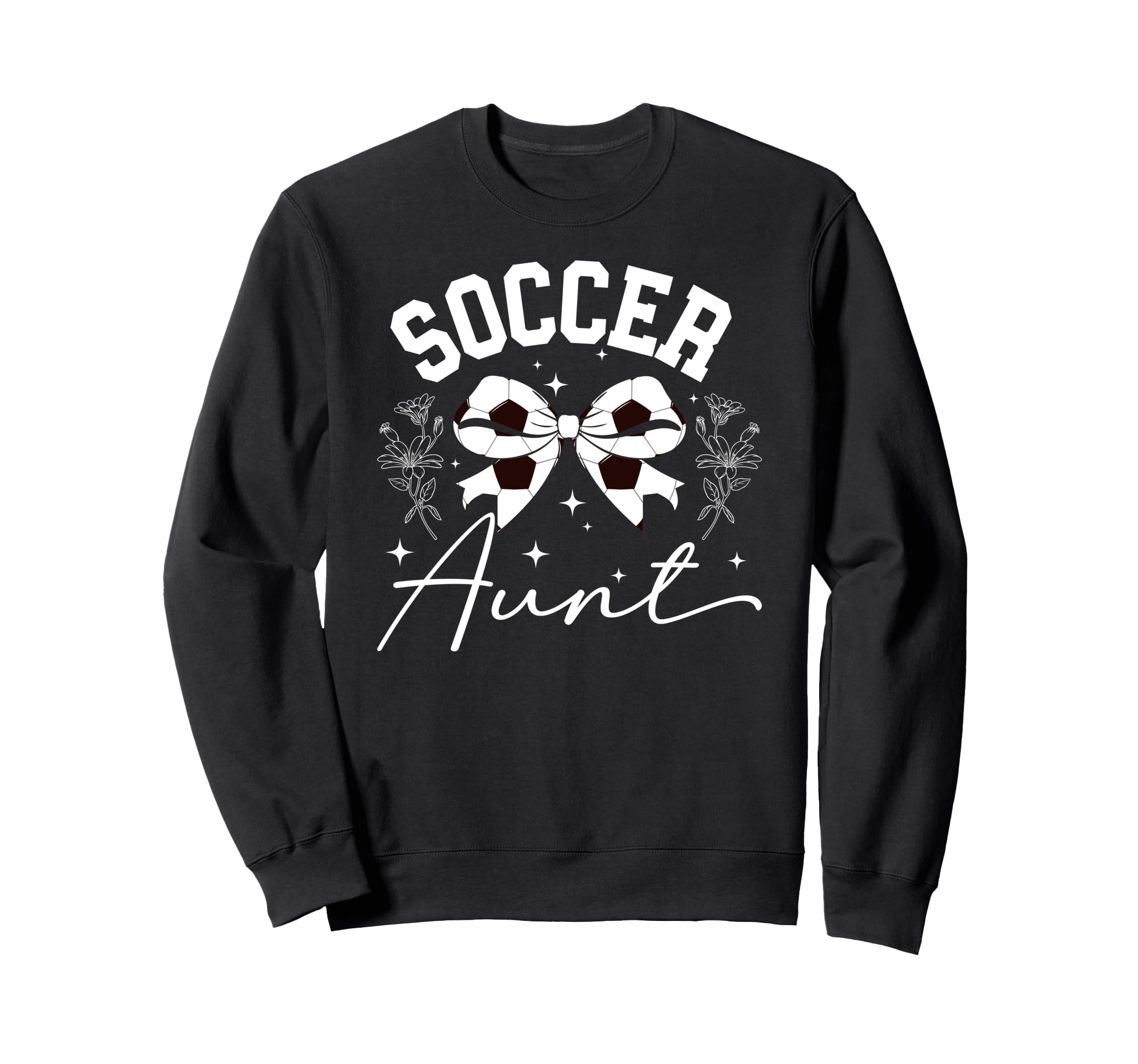 Soccer Aunt Coquette Soccer Player Aunt Sweatshirt - Trendy Graphic Unisex - T-Shirt, Sweatshirt, Hoodie