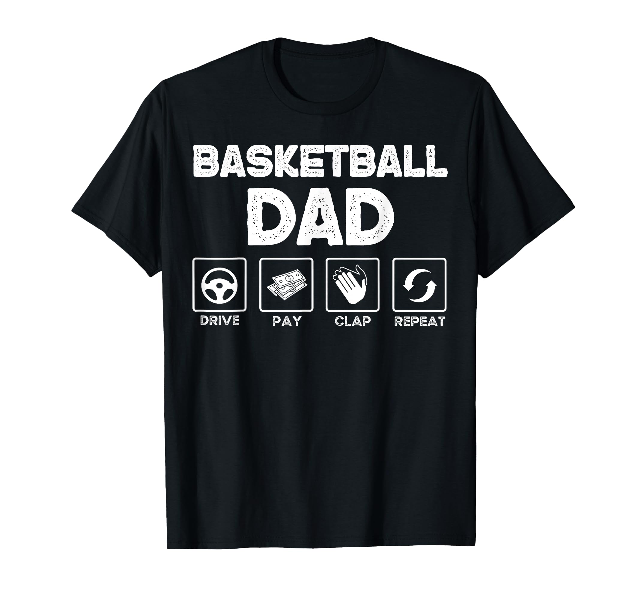 Basketball Dad Sport Supporting Dad T-Shirt - Fun Novelty Design Unisex - T-Shirt, Sweatshirt, Hoodie