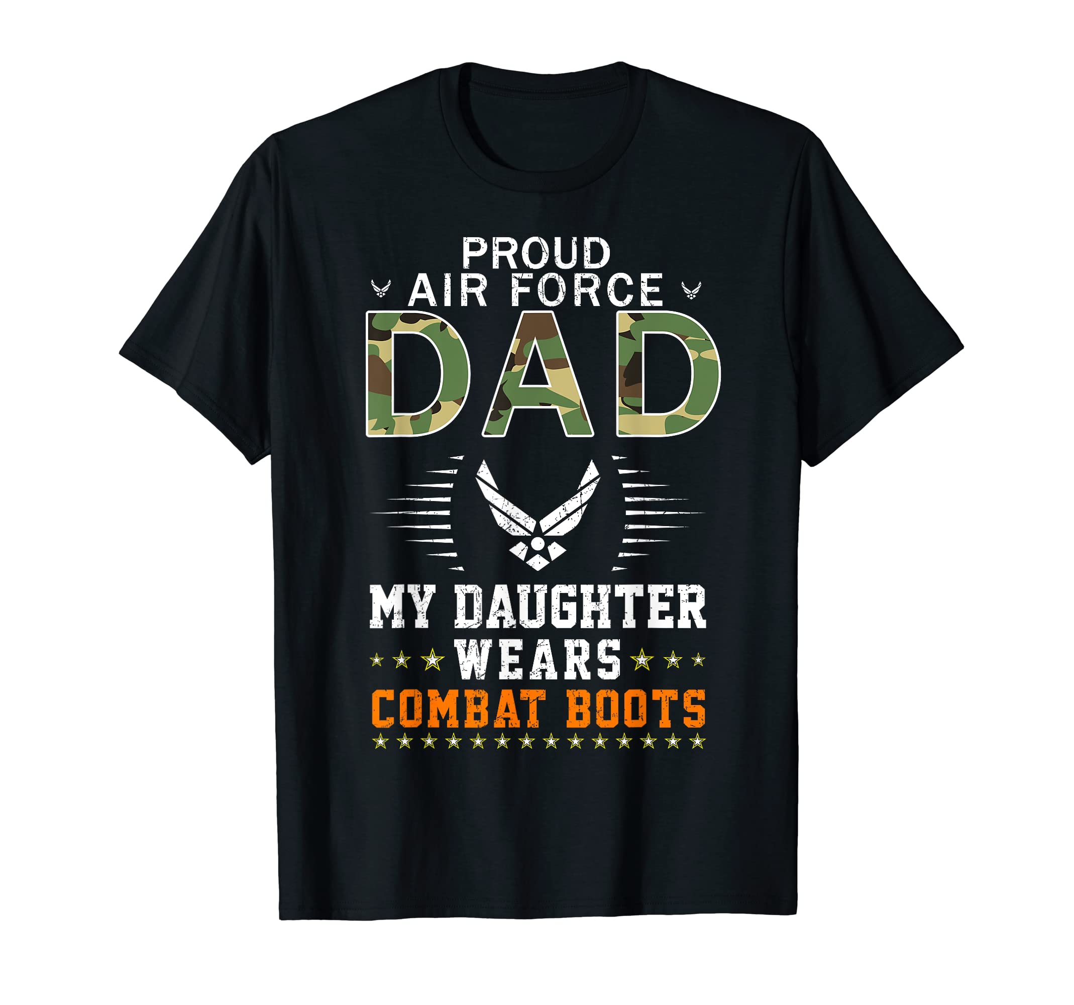 My Daughter Wears Combat Boots Proud T-Shirt - Novelty Apparel for Adults - T-Shirt, Sweatshirt, Hoodie