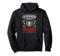 Proud Bearded Father Dad And Beard Hoodie - Novelty Apparel Men Women - T-Shirt, Sweatshirt, Hoodie