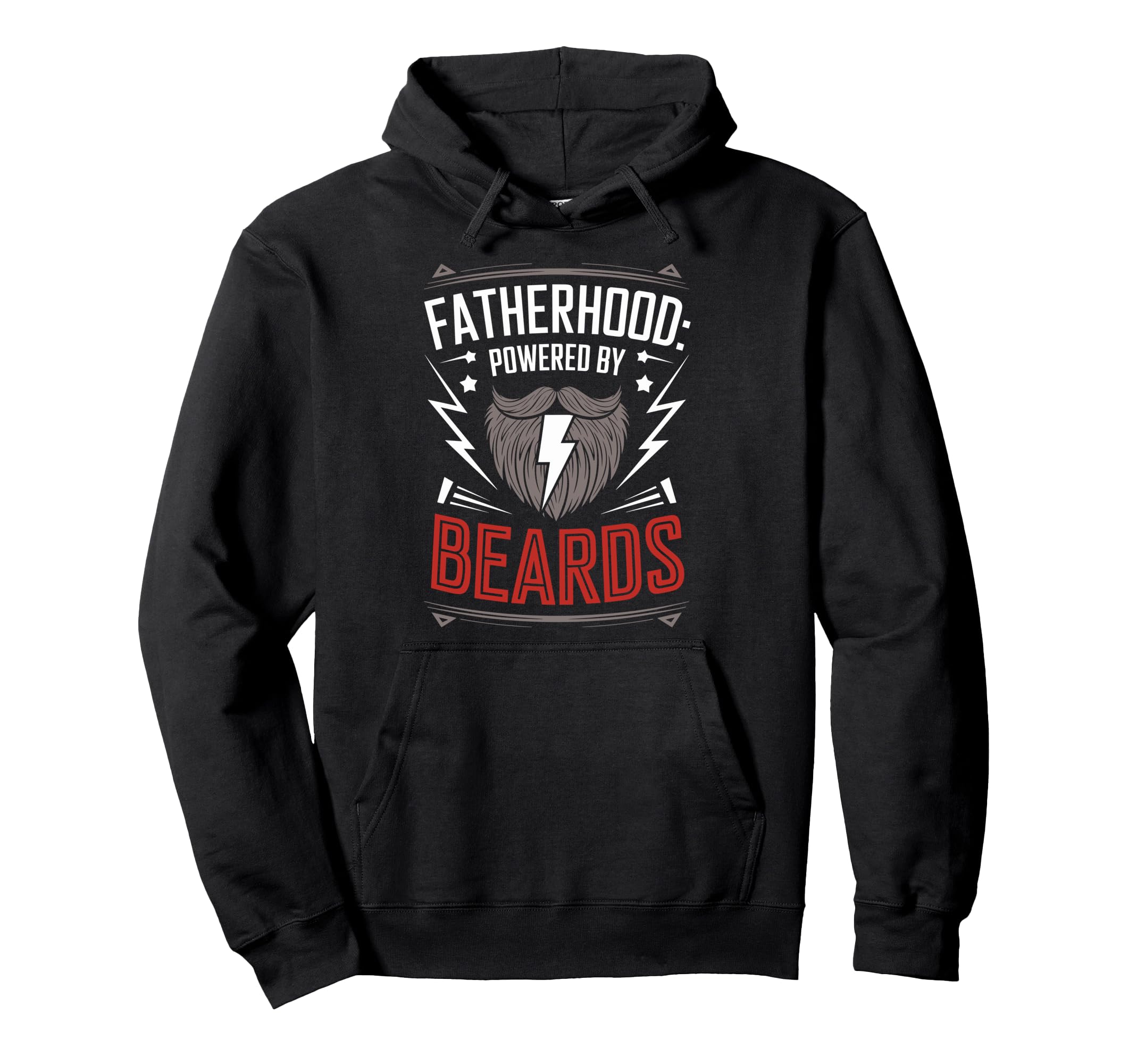 Proud Bearded Father Dad And Beard Hoodie - Novelty Apparel Men Women - T-Shirt, Sweatshirt, Hoodie