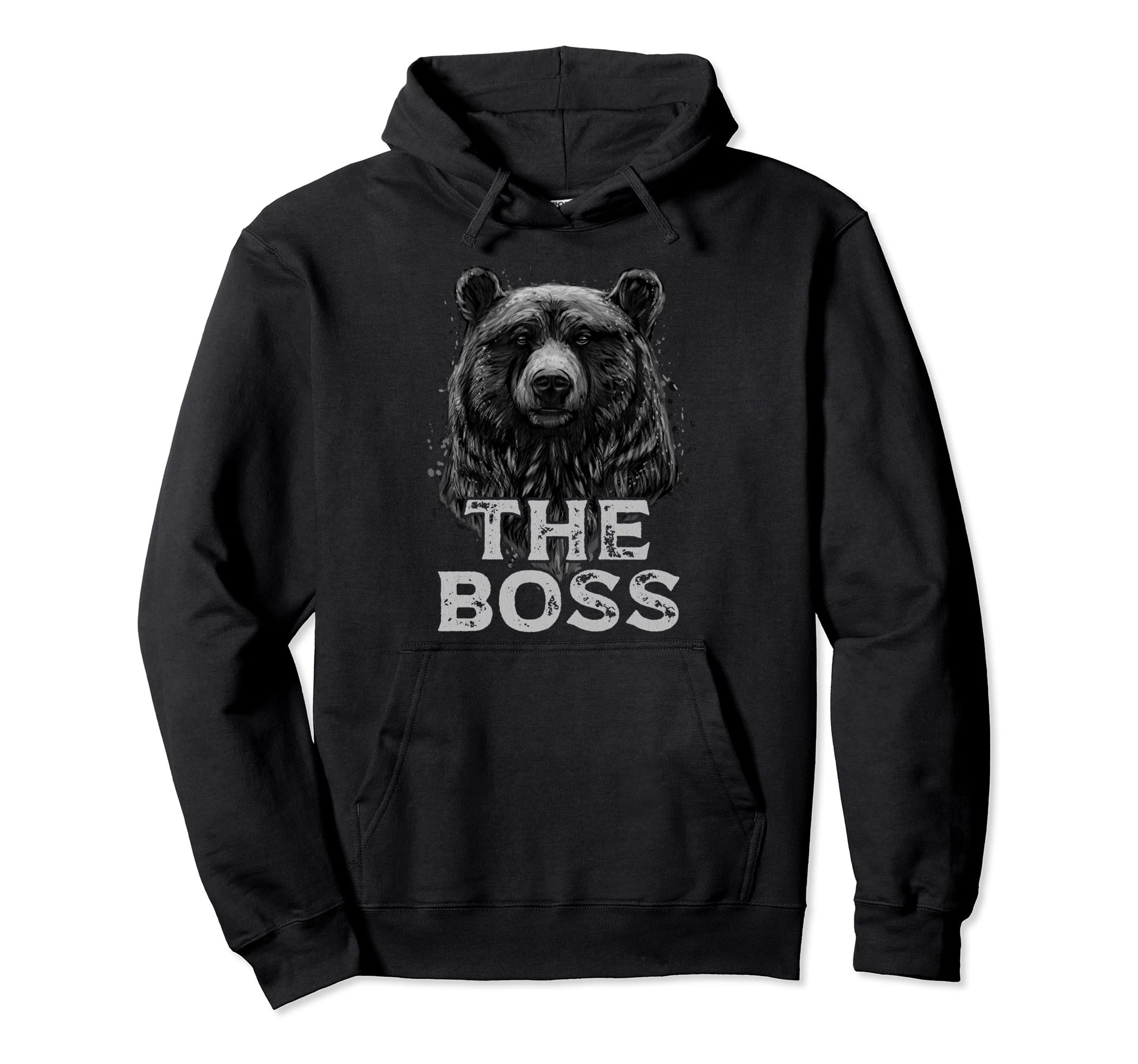 Boss Papa Bear Hoodie - Trendy Graphic Unisex - T-Shirt, Sweatshirt, Hoodie