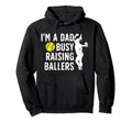 Busy Raising Ballers Softball Dad Hoodie - Streetwear Style for Adults - T-Shirt, Sweatshirt, Hoodie