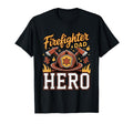 Firefighter Dad Hero Brave Father T-Shirt - Aesthetic Graphic for Adults - T-Shirt, Sweatshirt, Hoodie