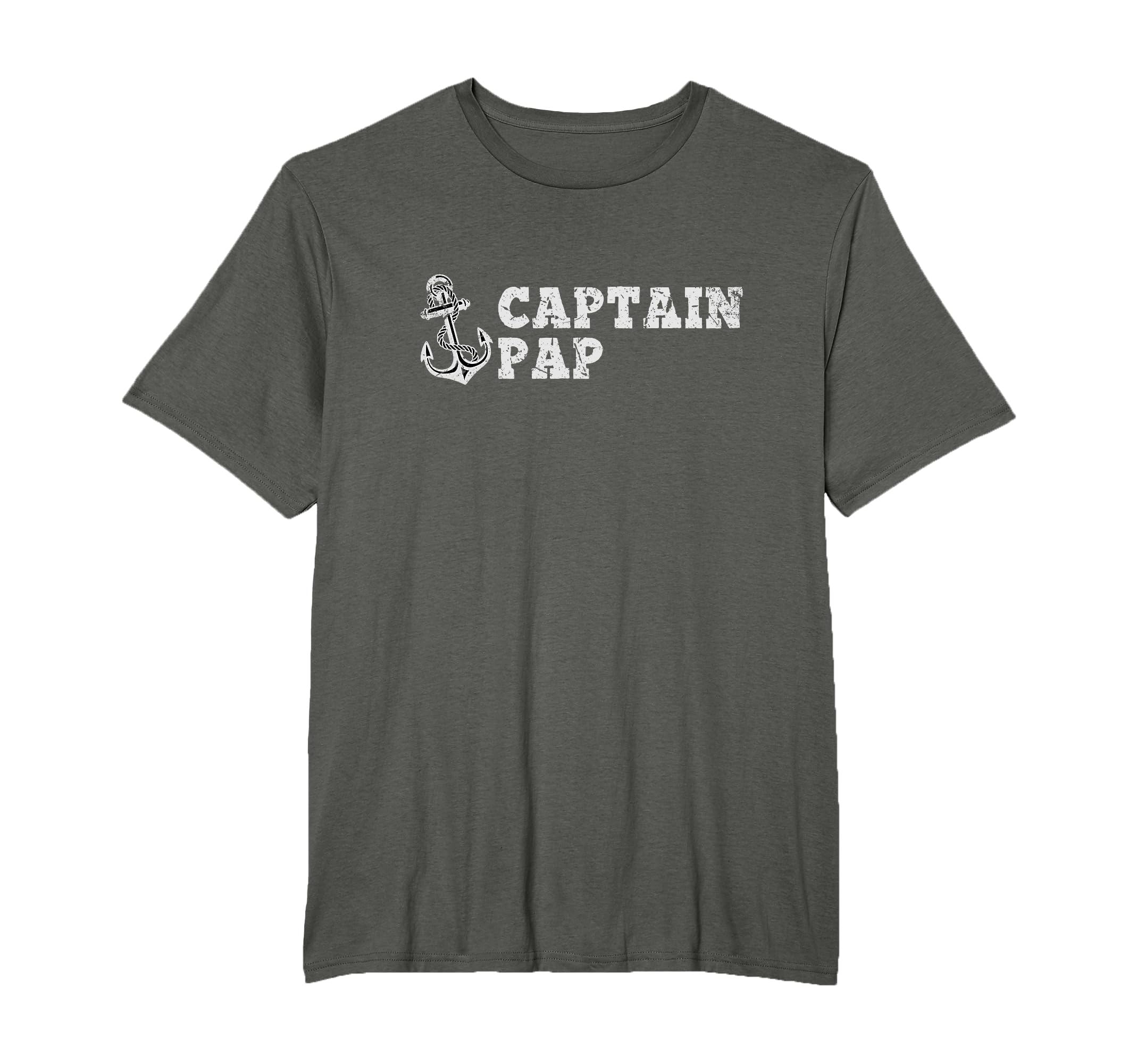 Captain Pap Sailing Boating Boat T-Shirt - Minimalist Print Men Women - T-Shirt, Sweatshirt, Hoodie