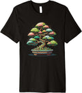 Cool Bonsai Tree Japanese Pixel Art Style Gardening - Adult & Kids T-Shirts, Sweatshirts & Hoodies apparel design preview 1