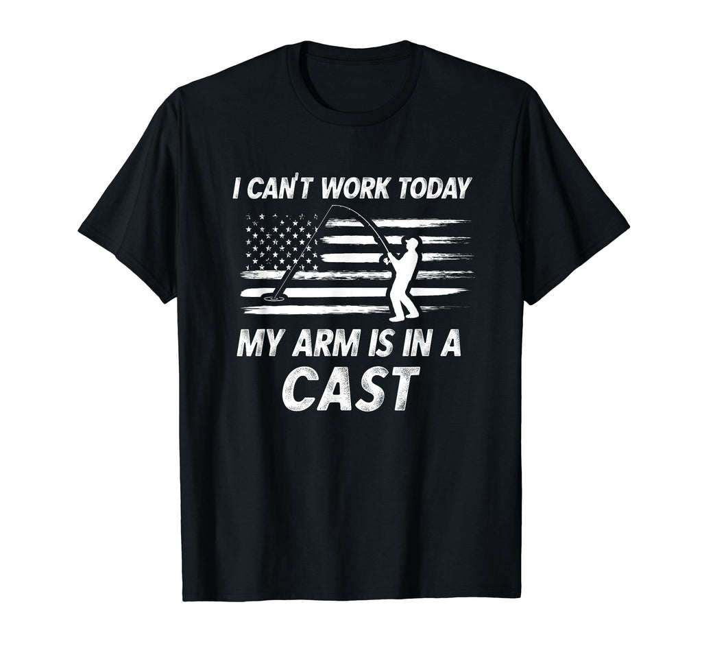Dad Fishing Gift I Cant Work Today My T-Shirt - Trendy Graphic Men Women - T-Shirt, Sweatshirt, Hoodie